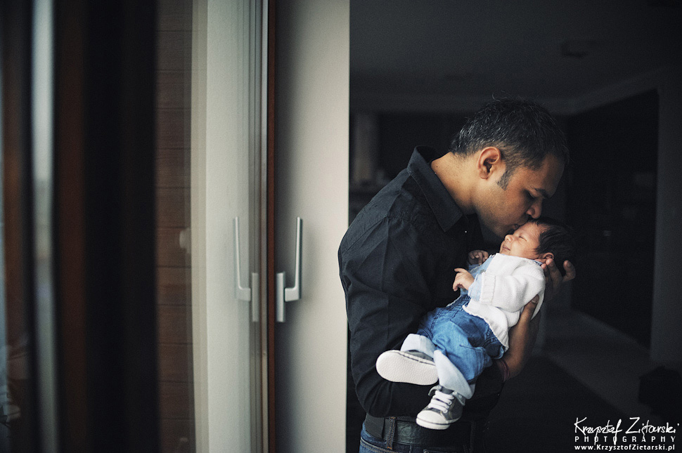 Iwona, Naveen i Alexander - fotografia rodzinna, zdjęcia noworodka - sesja Gdańsk, Gdynia, Sopot, Trójmiasto