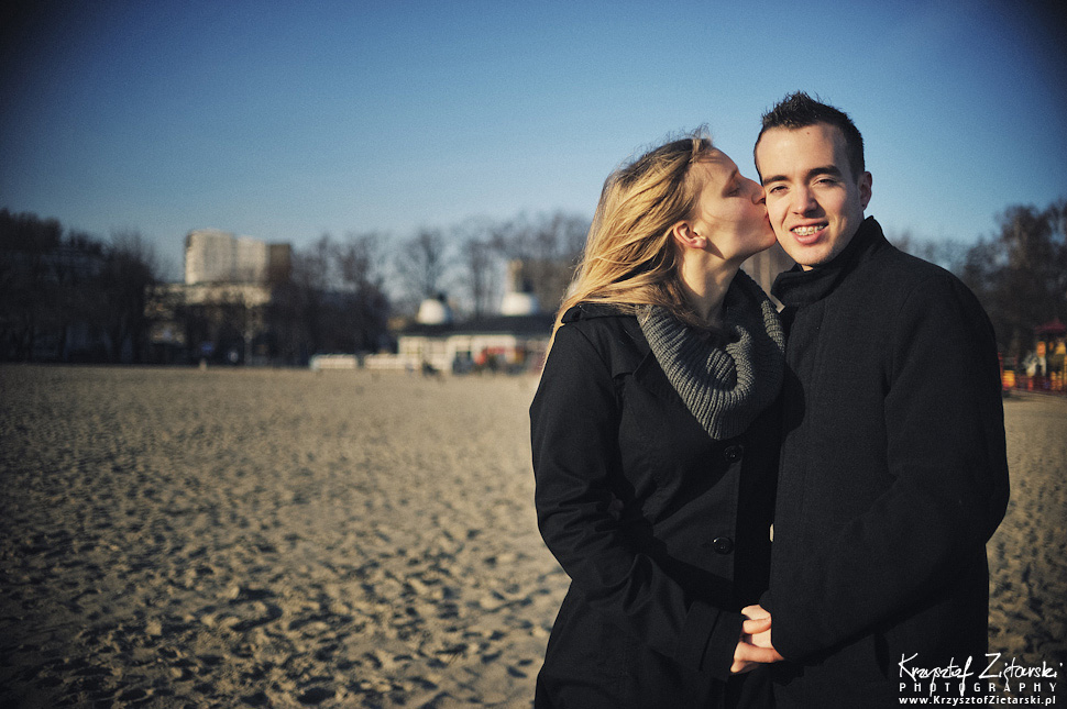 Marta i William - sesja fotograficzna dla zakochanych Gdynia, Trójmiasto
