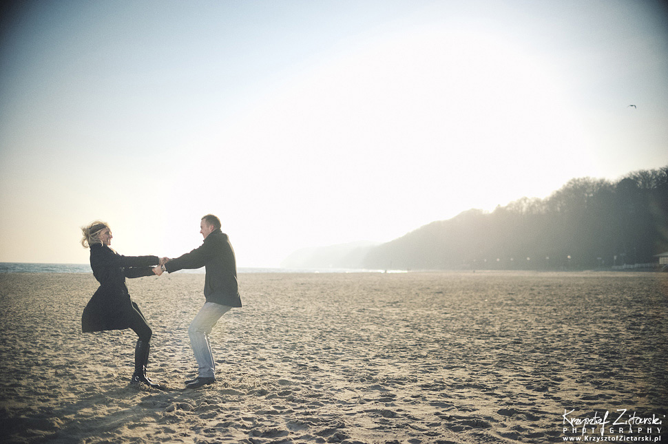 Marta i William - sesja fotograficzna dla zakochanych Gdynia, Trójmiasto