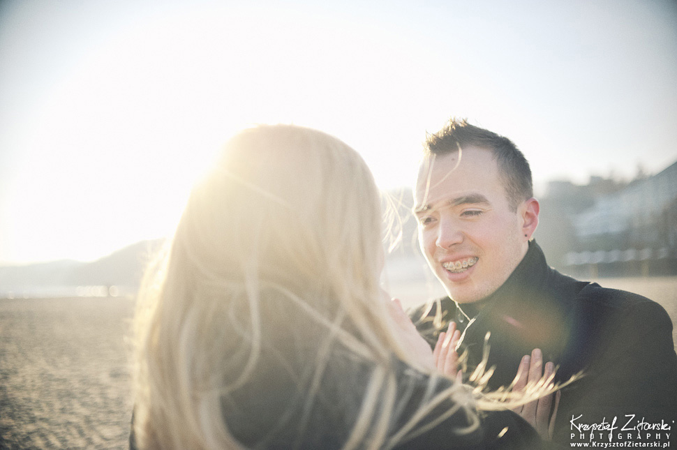 Marta i William - sesja fotograficzna dla zakochanych Gdynia, Trójmiasto