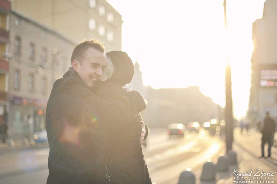 Marta i William - sesja fotograficzna dla zakochanych Gdynia, Trójmiasto