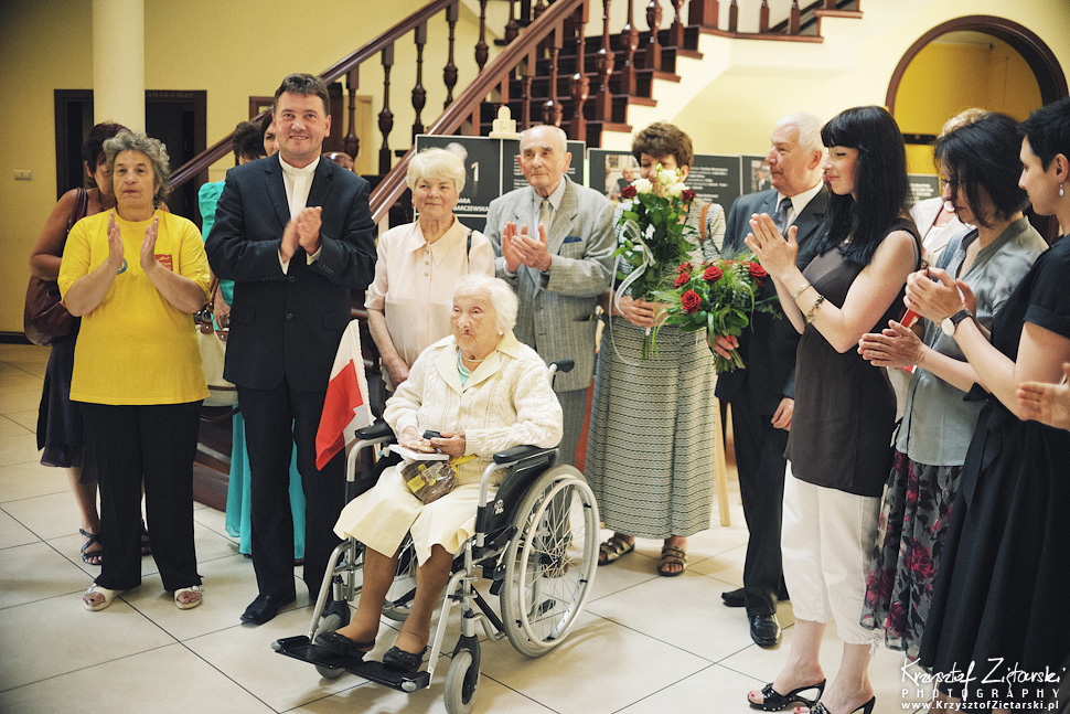 100.urodziny p.Jadwigi Stasiłowicz w Hospicjum im.ks.E.Dutkiewicza w Gdańsku