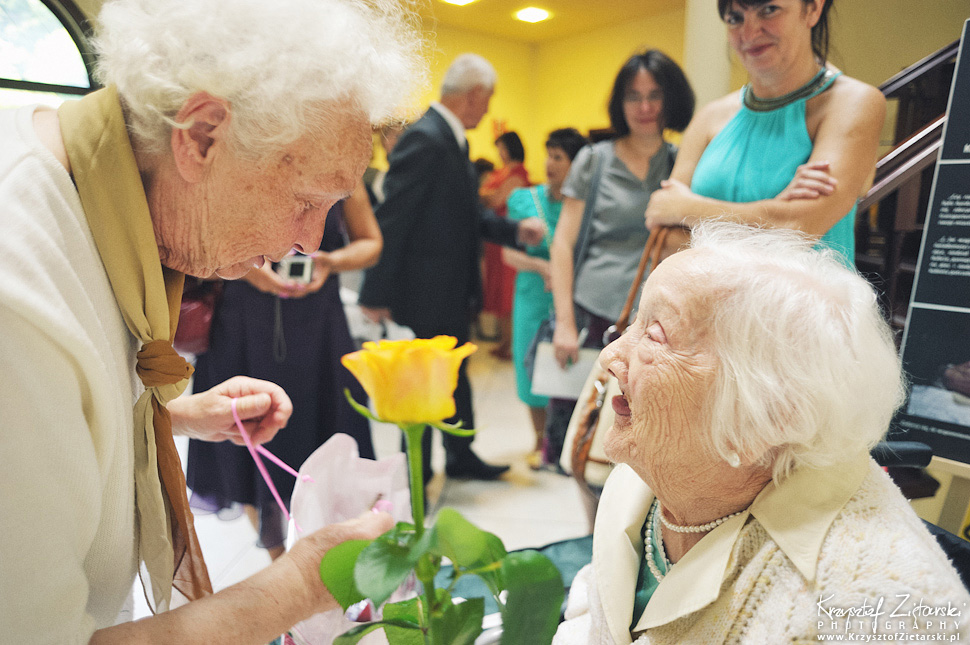 100.urodziny p.Jadwigi Stasiłowicz w Hospicjum im.ks.E.Dutkiewicza w Gdańsku