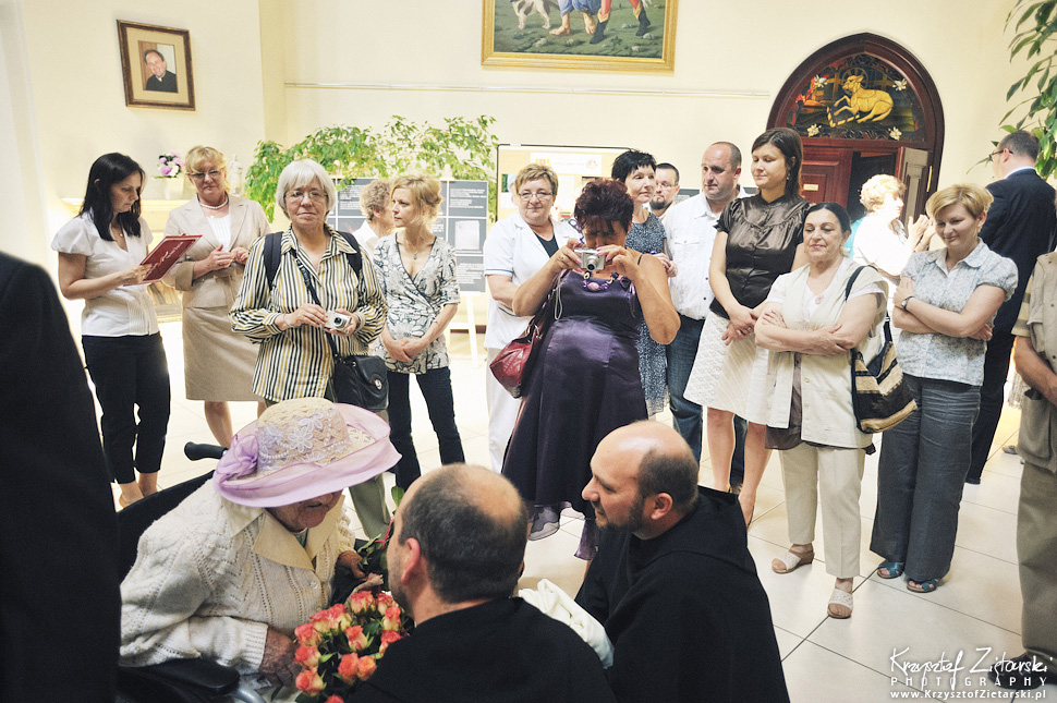 100.urodziny p.Jadwigi Stasiłowicz w Hospicjum im.ks.E.Dutkiewicza w Gdańsku