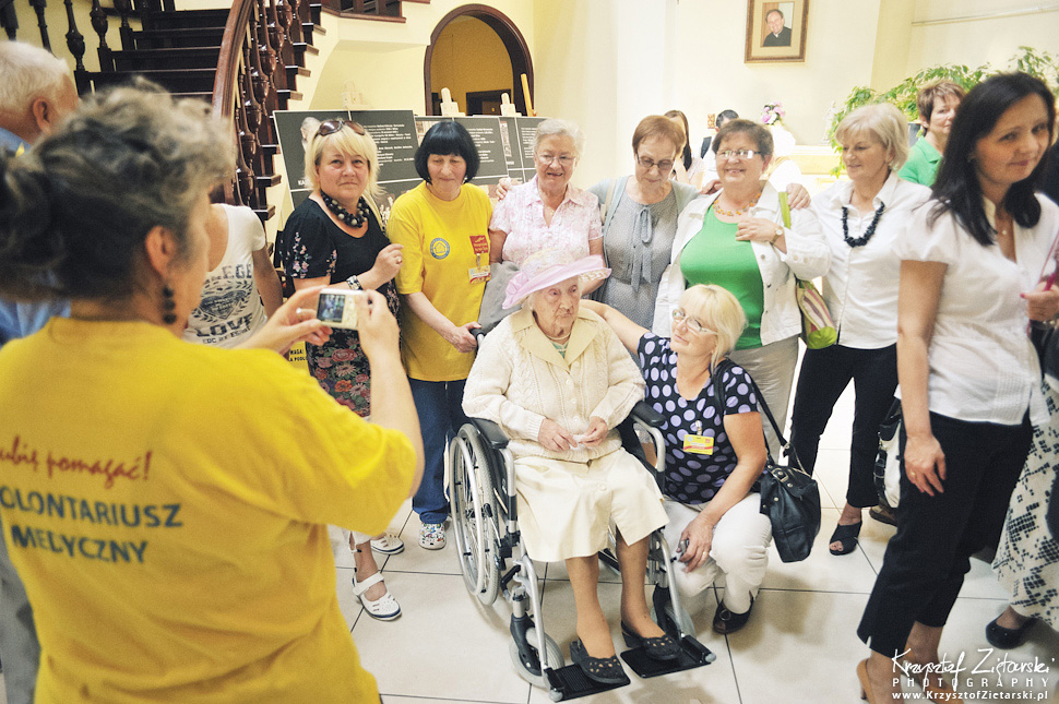 100.urodziny p.Jadwigi Stasiłowicz w Hospicjum im.ks.E.Dutkiewicza w Gdańsku