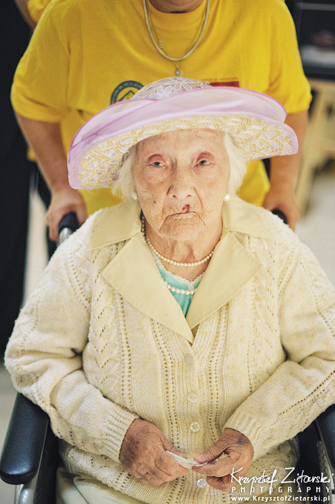 100.urodziny p.Jadwigi Stasiłowicz w Hospicjum im.ks.E.Dutkiewicza w Gdańsku