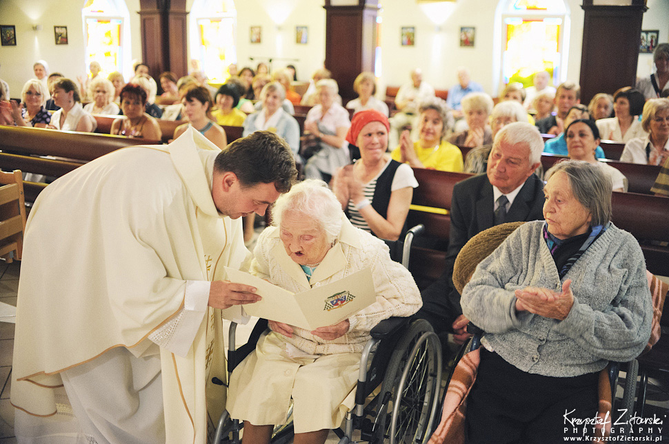 100.urodziny p.Jadwigi Stasiłowicz w Hospicjum im.ks.E.Dutkiewicza w Gdańsku