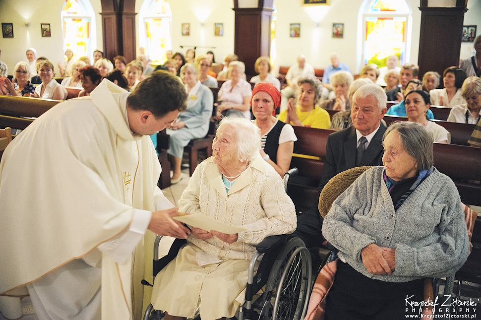 100.urodziny p.Jadwigi Stasiłowicz w Hospicjum im.ks.E.Dutkiewicza w Gdańsku