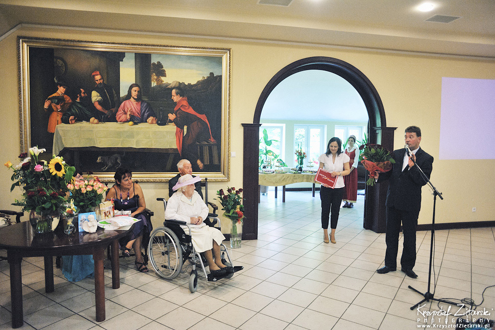 100.urodziny p.Jadwigi Stasiłowicz w Hospicjum im.ks.E.Dutkiewicza w Gdańsku