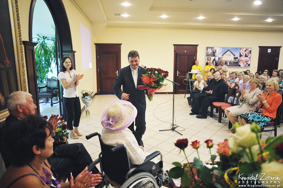 100.urodziny p.Jadwigi Stasiłowicz w Hospicjum im.ks.E.Dutkiewicza w Gdańsku