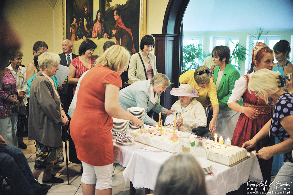 100.urodziny p.Jadwigi Stasiłowicz w Hospicjum im.ks.E.Dutkiewicza w Gdańsku
